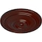 Ekena Millwork Classic Ceiling Medallion (For Canopies up to 5 1/2"), 21 7/8"OD x 2 3/8"P, Brushed Mahogany CM22CLBMF - alternate 2